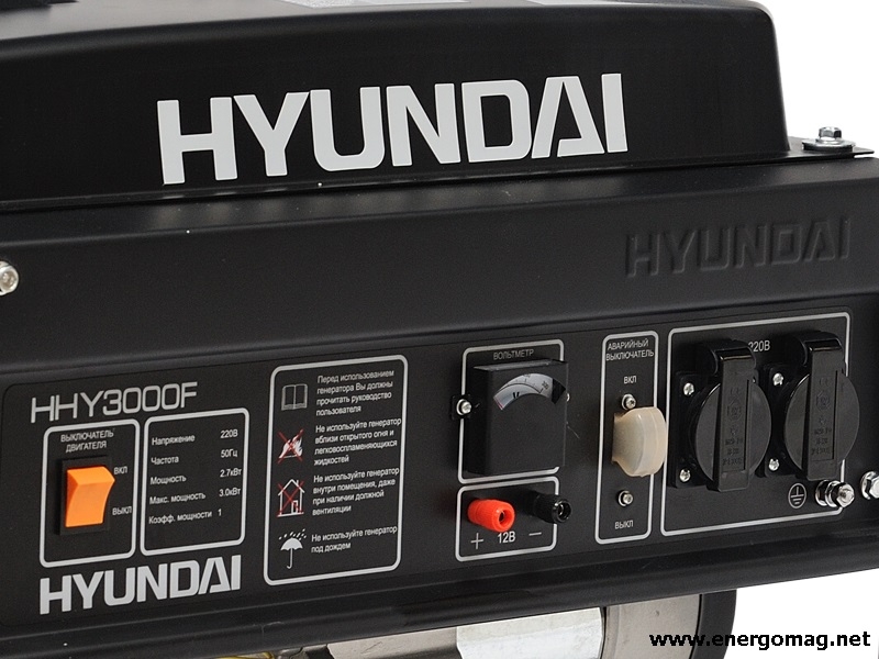 Бензиновый генератор Хундай, где купить Хендай, HYUNDAI HHY 3000F, Киев, Днепропетровск, Одесса, Харьков, Запорожье